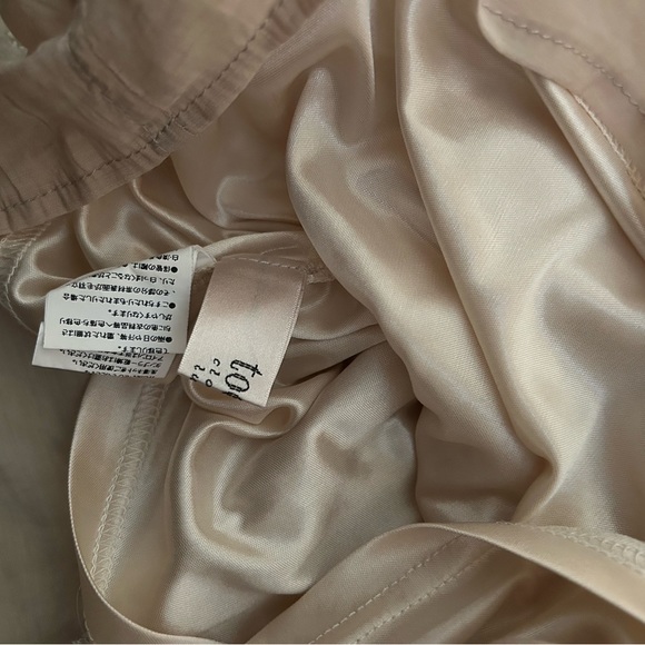 Tocco Closet Japan Ruffle Blouse Kawaii Lolita nude neutral coquette balletcore - Picture 2 of 5